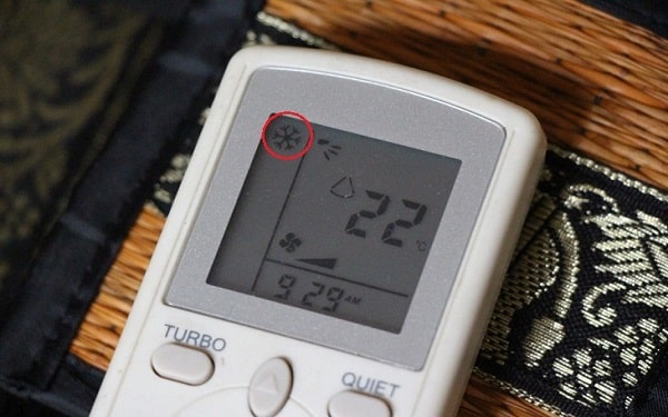 Chế độ COOL có biểu tượng hình bông tuyết