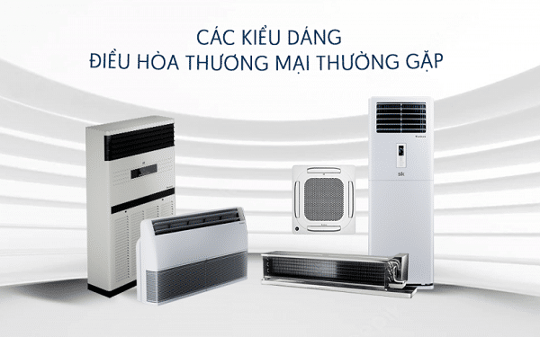 Điều hòa thương mại thường được sử những trong những không gian có diện tích lớn