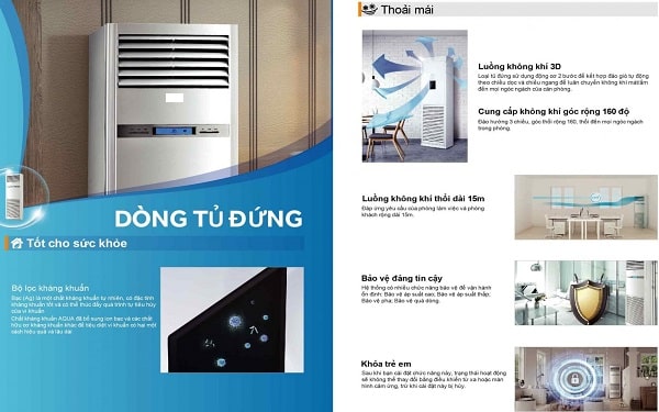 Những ưu điểm nổi bật của điều hòa tủ đứng Haier