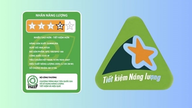 Nhãn dán năng lượng điều hòa là gì?