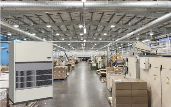 Điều hòa tủ đứng cục bộ - giải pháp hàng đầu cho nhà xưởng nhỏ