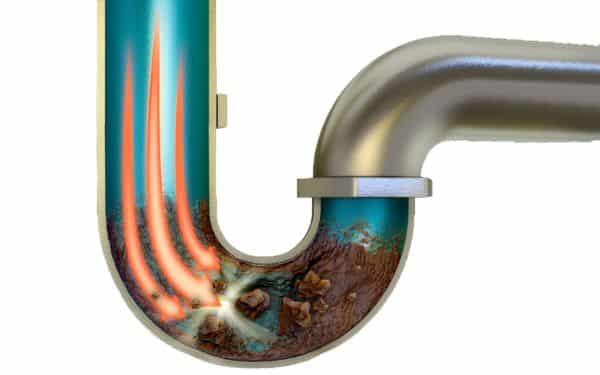 Nên vệ sinh bẫy dầu thường xuyên để hạn chế bụi bẩn tích tụ