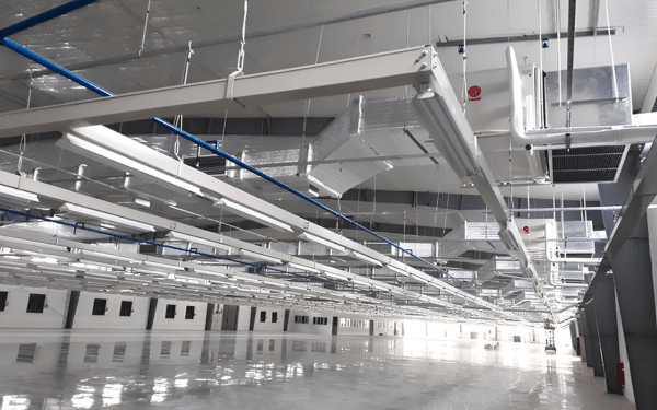 Lắp đặt hệ thống điều hòa không khí cho xưởng may