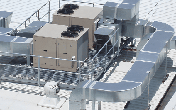 Hệ thống điều hòa công nghiệp nối ống gió cho nhà xưởng