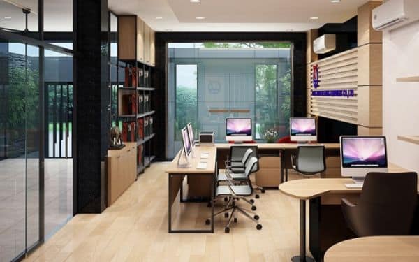 Bố trí điều hòa theo từng khu vực chức năng trong văn phòng